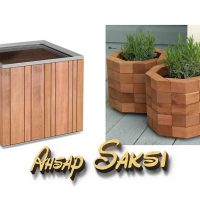 Ahşap Saksı Modelleri