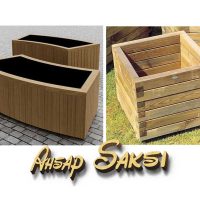 Ahşap Saksı Modelleri